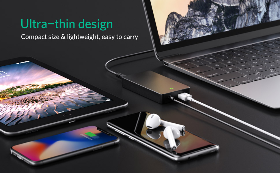 Bk 90w laptop charger thin usb