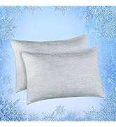 Elegear Cooling Pillow Cases for Hot Sleepers, Japanese Q-Max 0.45 Cooling Pillowcases, Both Side...