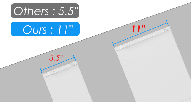 11“ wide
