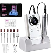 Electric 45000RPM Nail Drill Machine Rechargeable Portable Nail File Electric DIY Nail Drill Kit ...