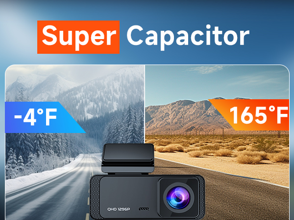 dash cam super capacitor