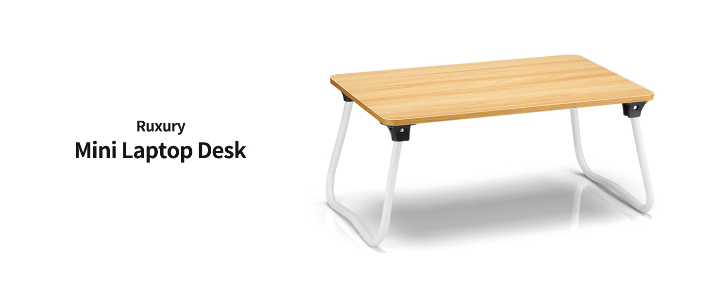 Ruxury Foldable Lap Desk Laptop Stand Bed Desk Table Tray