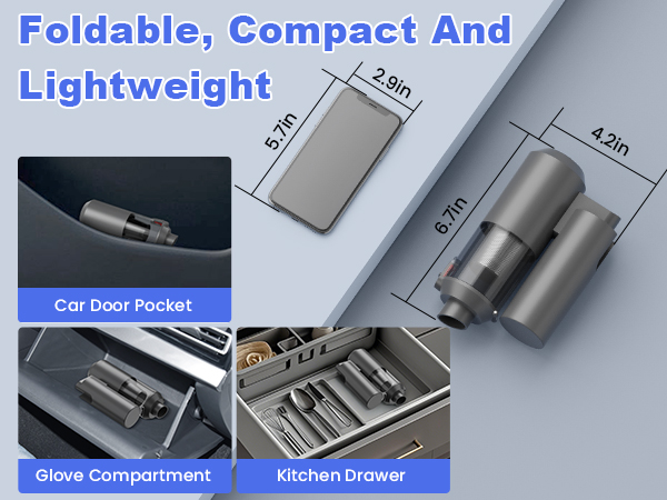 Arify Pro Car Vacuum Portable Cordless
