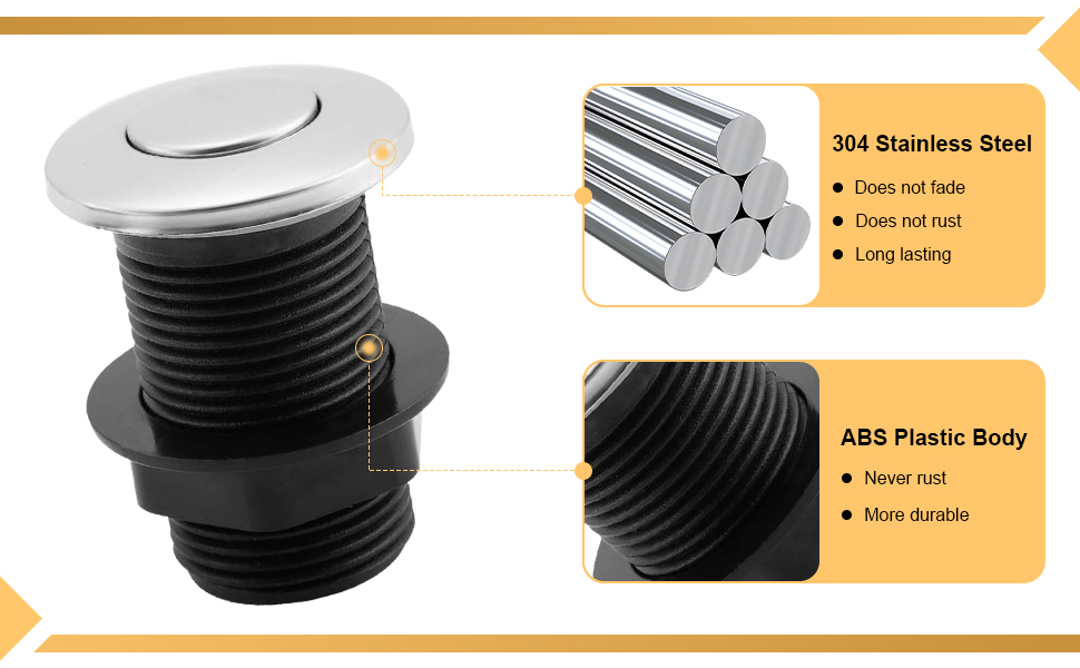 Sink Top Push Button-2