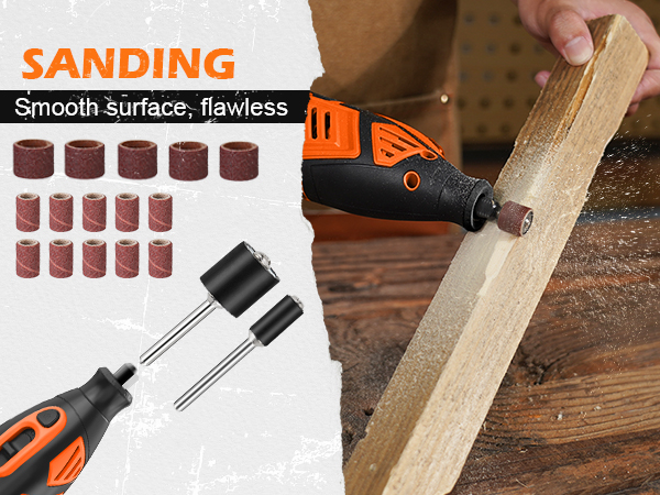 cordless rotary tool kit sanding tool