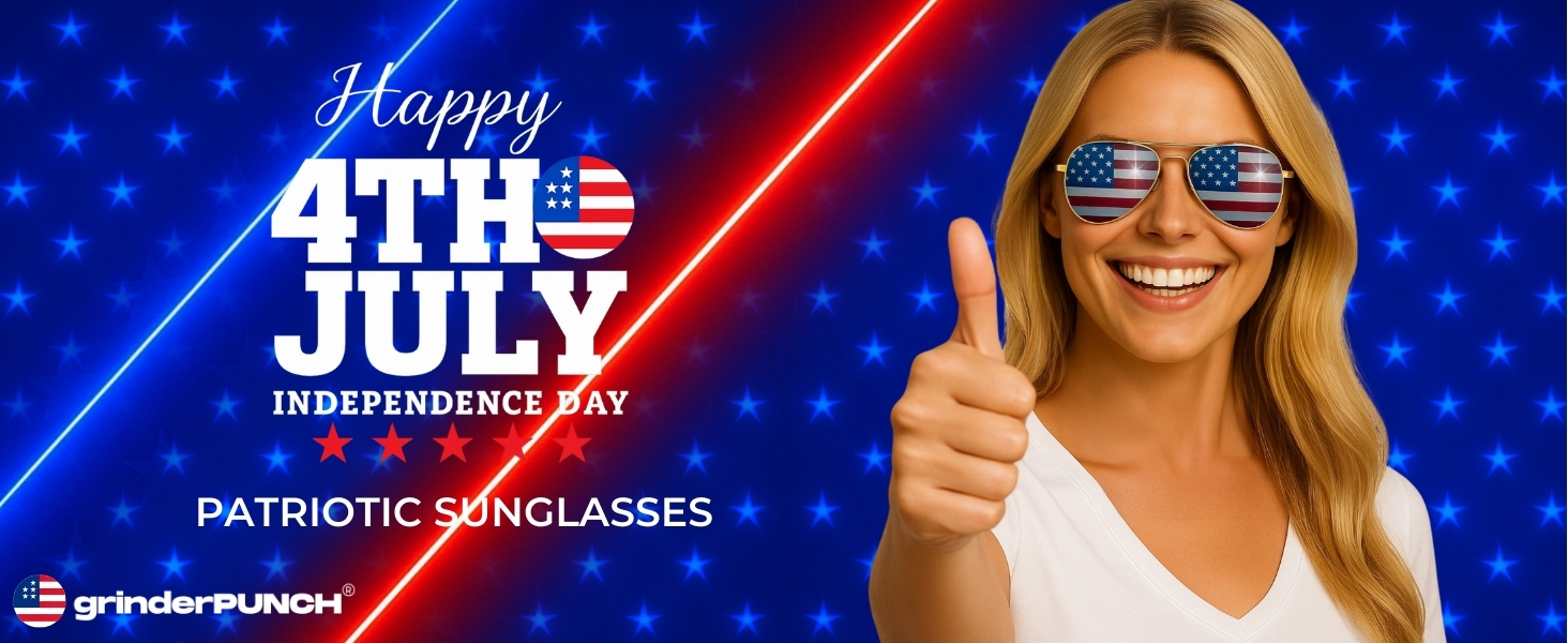  Bulk USA American Flag Aviator Sunglasses