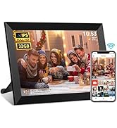 FRAMEO Digital Photo Frame, 10.1 Inch WiFi Digital Picture Frame with 1280x800 IPS HD Touch Scree...