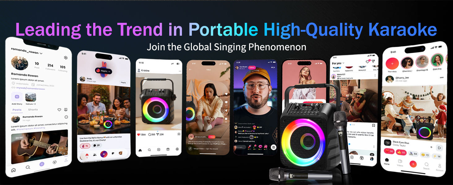 karaoke machine