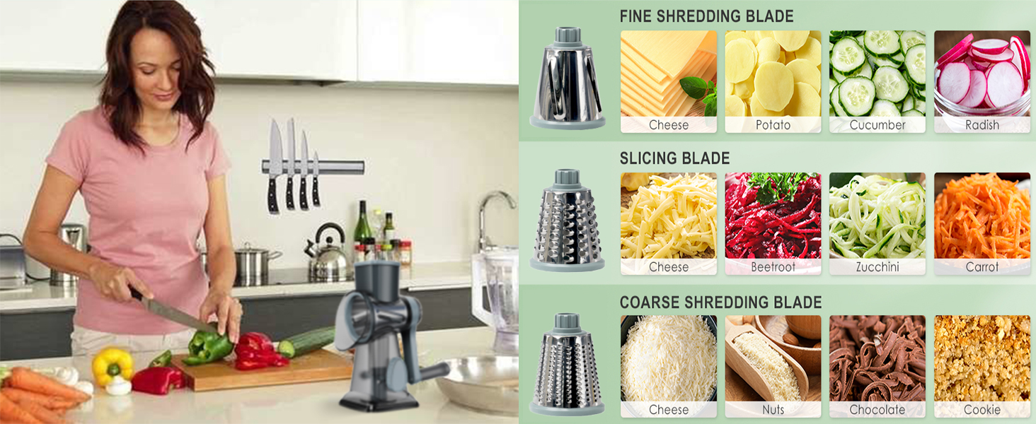 Rotary Cheese Grater 