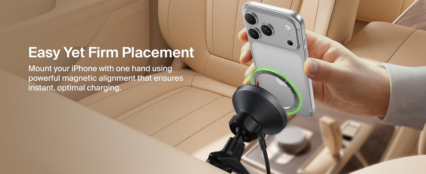 Wireless Charging Car Vent Mount