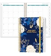 2026-2027 Monthly Planner - August 2026 - December 2027, Two Pages Per Month, 17 Monthly Calendar...