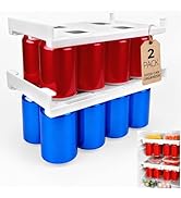 BOKKY Refrigerator Can Organizer, Hanging Soda Can Organizer Dispenser for Fridge, Under Shelf Dr...