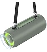 Fisher Portable Bluetooth Speaker IPX5 Waterproof Speaker, 26W PEAK Power Bluetooth Stereo, 7H Pl...