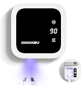 Toothbrush Sanitizer Case and Holders, DRMXBU Wall Mounted Toothbrush Holder with LED Screen, Rec...