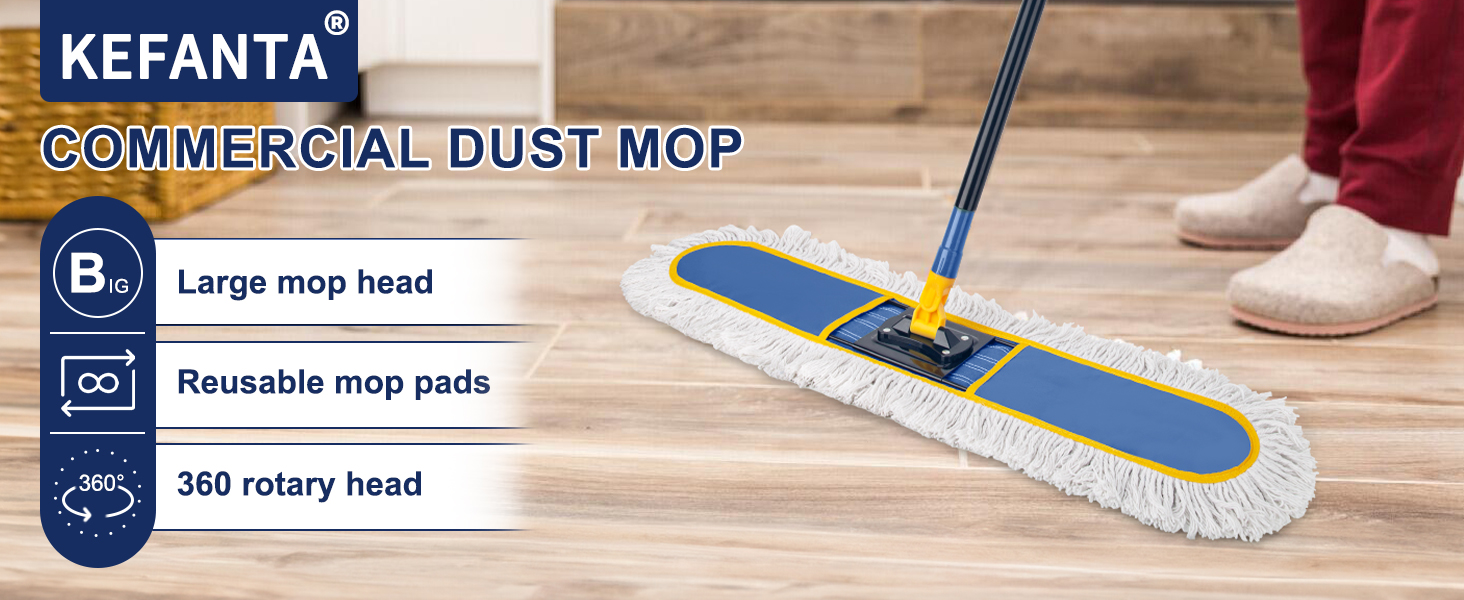 commercial dust mop