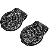 AXELECT Sunglass Holder for Car Visor, Magnetic Clip Sunglasses Car Holder, Leather Glasses Holde...