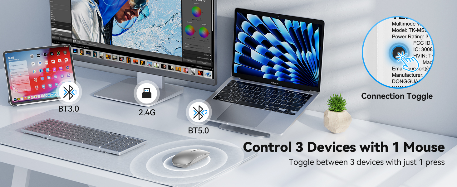 Control 3 Devices with 1 Mouse