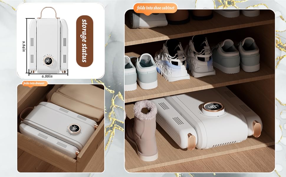 portable heated work folding smart secadora mini foldable portatil household home storage jobsite 