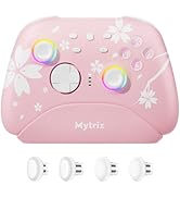 Mytrix Wireless Pro Controller with Charging Dock, Controllers for Nintendo Switch/PC/Steam/iPad/...