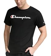 Champion Men's Classic Graphic Short Sleeve T-Shirt, Script Logo (Reg. Or Big &amp; Tall)
