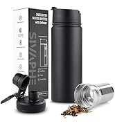 Tea Infuser Bottle With Removable Loose Leaf Tea Strainer Cup 18/8 Stainless Steel Portable Insul...