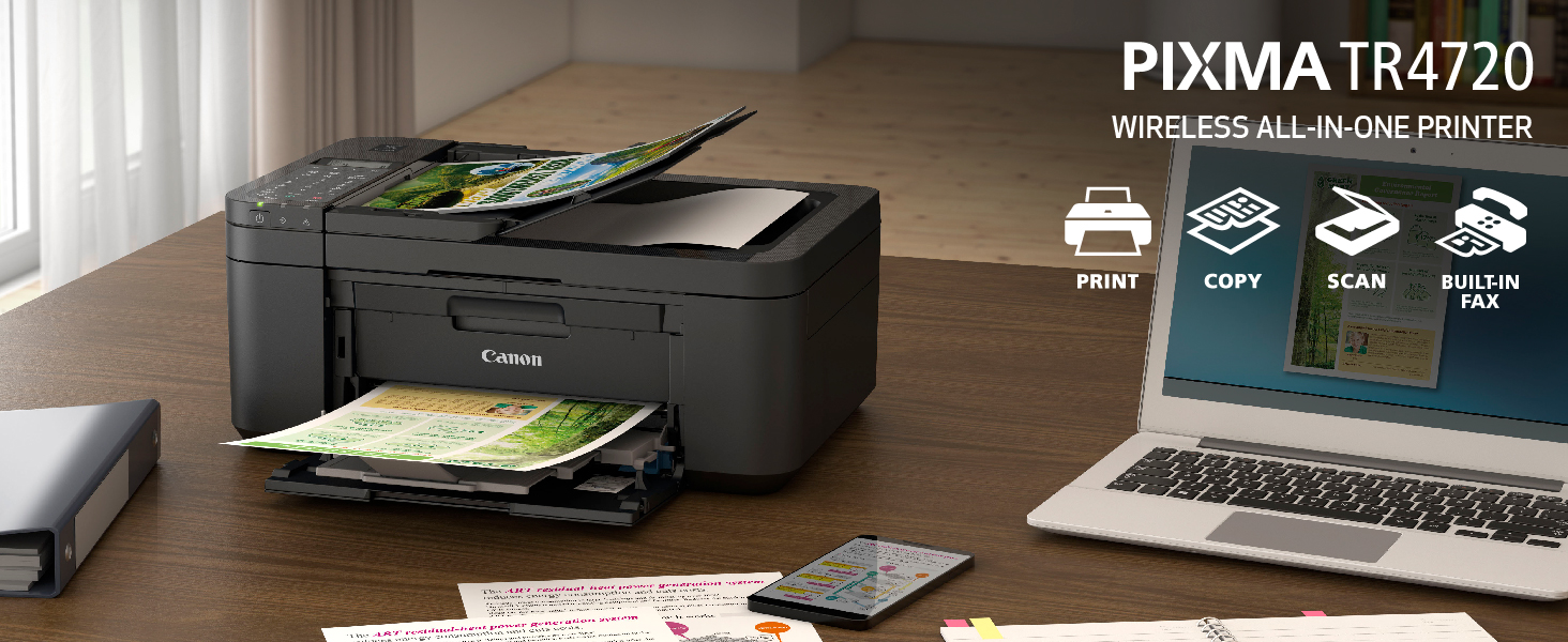Canon PIXMA TR4720 Wireless All In One Printer 