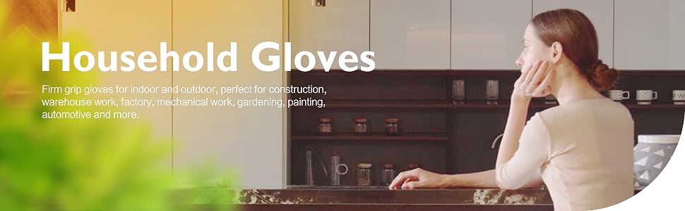 Latex Household Cleaning Gloves