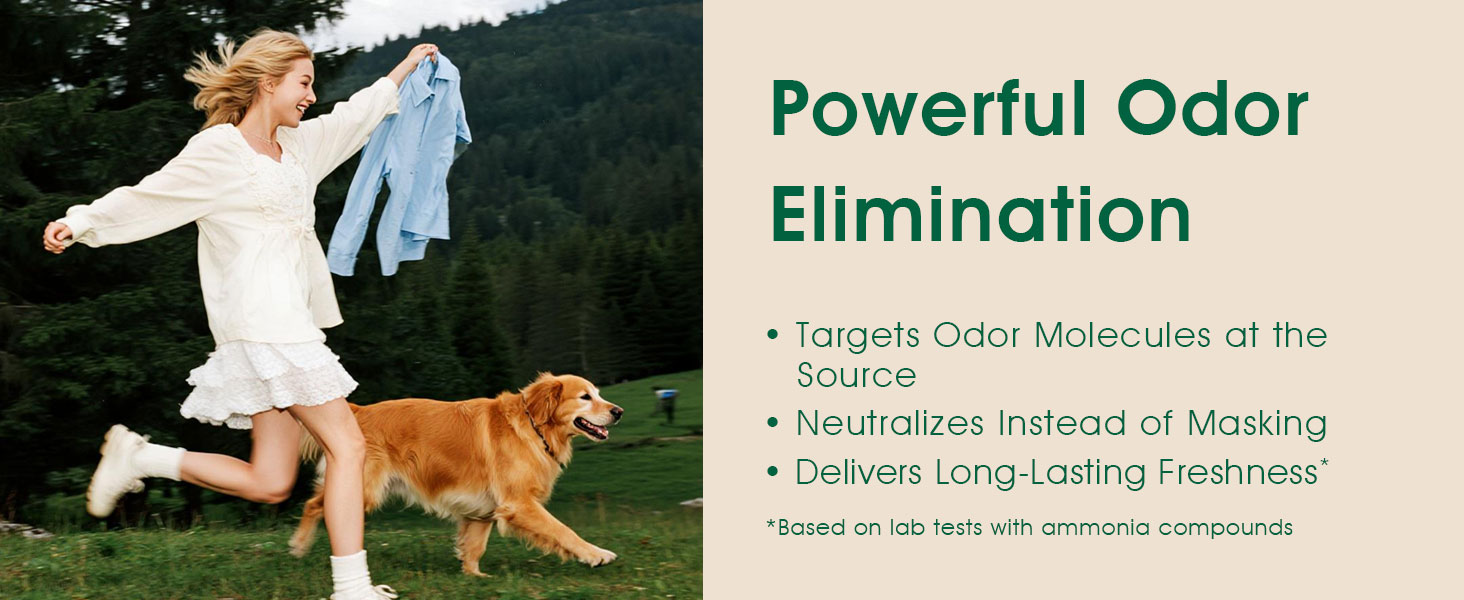 Powerful Odor Elimination