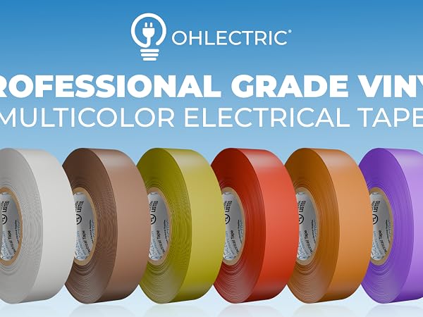 Professional Grade Vinyl Electrical Tape