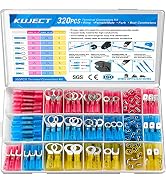 Kuject 320 PCS Heat Shrink Wire Connectors, Multipurpose Waterproof Electrical Wire Terminals kit...