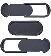 PRESSINART 3Pcs Webcam Cover Slide Black 0.08 Inch Laptop Camera Privacy Cover for Mini PC Phone ...