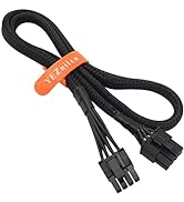 (2-Pack) YEZriler 8 Pin PCIe Cable for EVGA Power Supply, PCIe 8 Pin Male to 8 Pin (6+2) Male PCI...