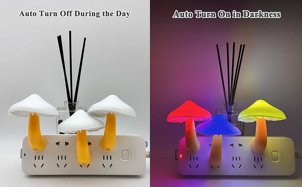 KAZGROTH Mushroom Night Light for Home Decoration