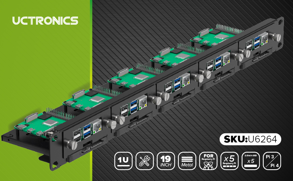 Raspberry Pi 1U Rackmount