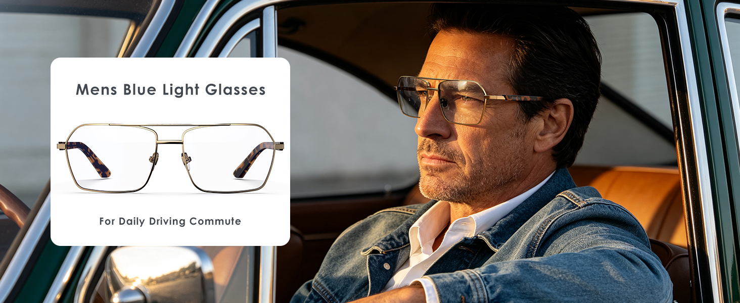 Blue Light Glasses Men/Women, Blue Light Blocking Glasses, Computer Screen Blocker Eyes Protection