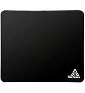 SOLAKAKA EP9 Black Gaming Mouse Pad- 4MM Thick 17.7"x15.7" (450x400mm) Large Mouse Pad, Micro-Wov...