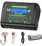 Lipo Battery Charger, 1-6S RC Balance Charger Discharge 150W 10A AC/DC Fast Charge for LiPo LiHV ...