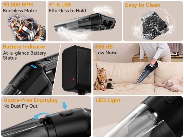handheld vacuum cordless rechargeable