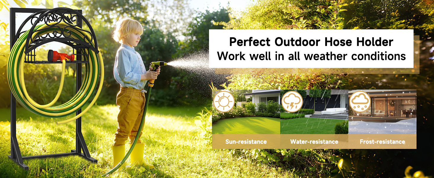 Water Hose Holder for Outside