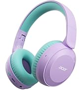 acer Kids Bluetooth Headphones, 85/94dB Volume Limited, 60H Playtime, Bluetooth 6.0, Lightweight ...