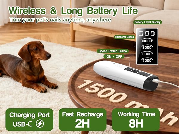 Electric Pet Nail Trimmer