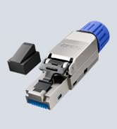 VCELINK Cat8 Toolless RJ45 Connector, Gold Plated Tool Free Cat 8 Connector