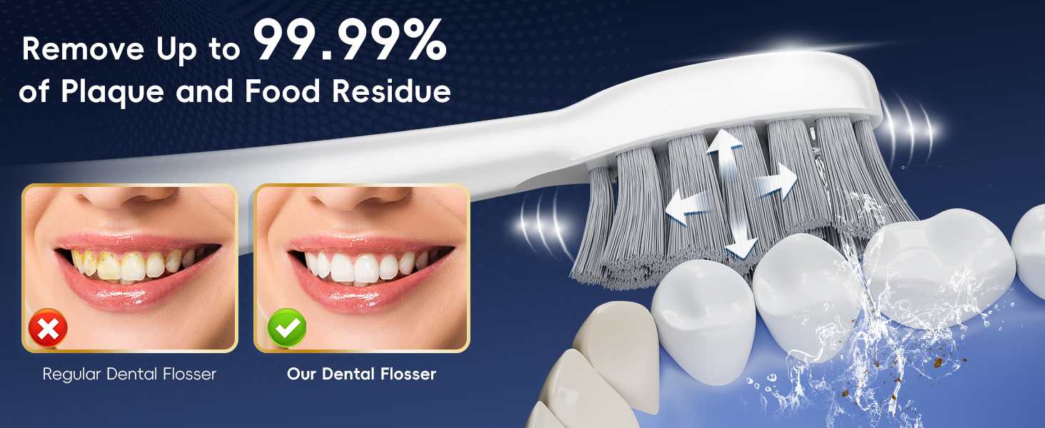 Electric Toothbrush with Water Flosser