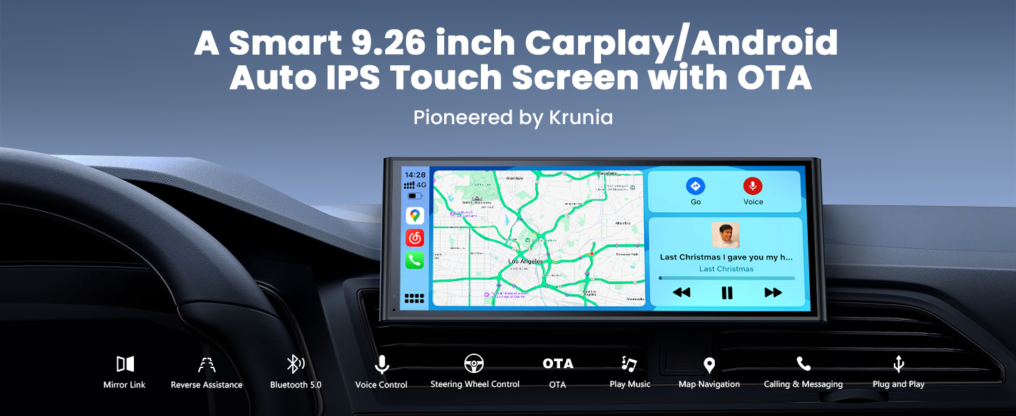 krunia carplay screen for car