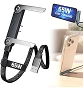 2-in-1 Invisible Holder Charger Cable with Built-In Phone Holde,Fast Charging Cable,Charge Stand ...