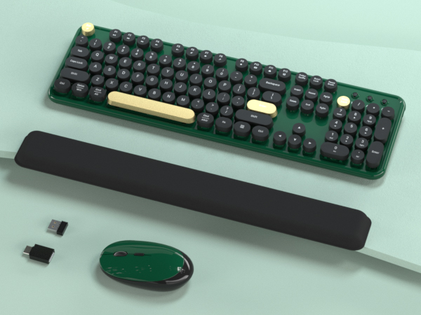 colorful keyboard and mouse wireless