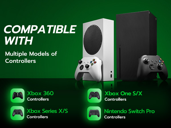 Compatible with Multiple Models of Controllers