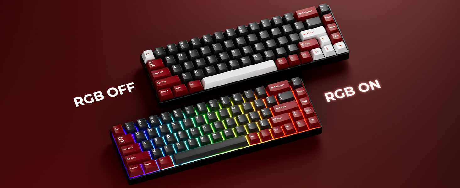 Red and black Keycaps