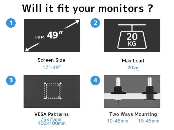 monitor arm heavy duty