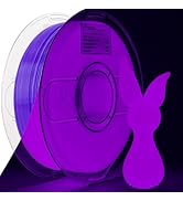 AMOLEN 3D PLA Printer Filament, 1.75mm Glow in The Dark Purple PLA Filament for 3D Printing, Best...